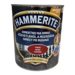 Boja za željezo hammerite efekt lak crveni 0,75 l
