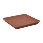 Podložak za vazu 12 cm kvadratni smeđi