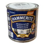 Boja za željezo hammerite sjajni lak bijeli 250 ml