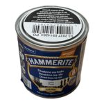 Boja za željezo hammerite sjajni lak crni 250 ml