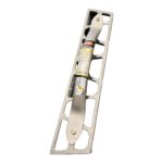 Strugač aluminijski s 8 noževa basic max 450 x 90