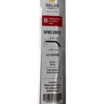 Profil spbs 299 s, alu prijelaz, srebro 5,5 mm,samoljepljivi,  w:29 mm l:0,9 m