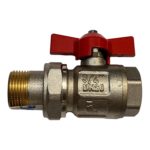Ventil kuglasti ideal leptir + holender 3/4 cola