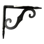 Nosač police ornament crni 75 x 100