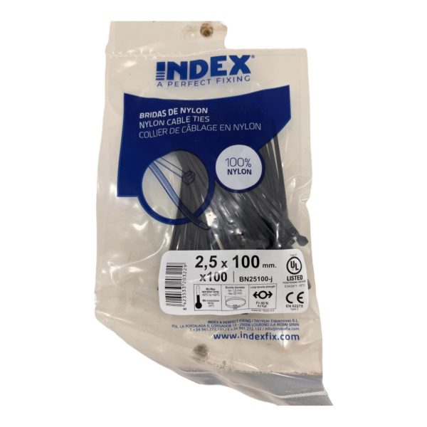 VEZICA NYLON 2,5 X100 CRNA