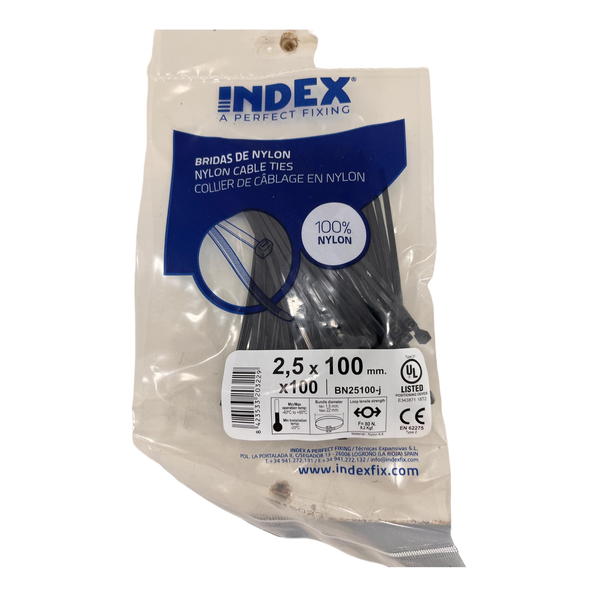 949907 VEZICA NYLON 2,5 X100 CRNA - Slika 1