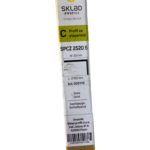 SPCZ 2520 S, alu profil za stepenice, ZLATO 20x25mm L:2,7m SAMOLJEPLJIVI
