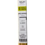 Profil spcz 25109 s, alu profil za stepenice, zlato  10x25mm  l:0,9 m  samoljepljivi