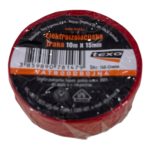 Traka izolir texo 15 mm x 10 m crvena