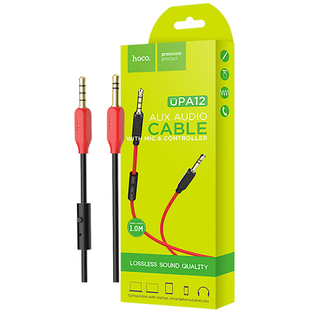 hoco. Audio kabel 3.5 mm sa mikrofonom