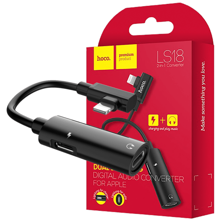 hoco. Adapter za slušalice 2in1
