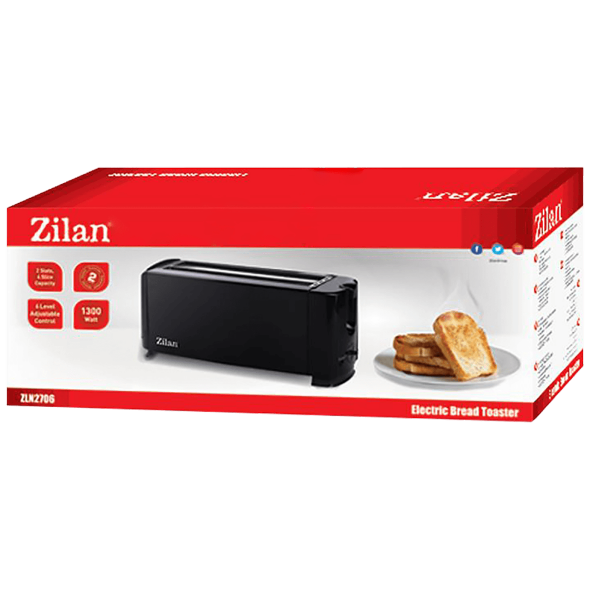 4 šnite kruha