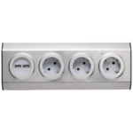 home Strujni razdjeljnik sa 3 utičnice + USB