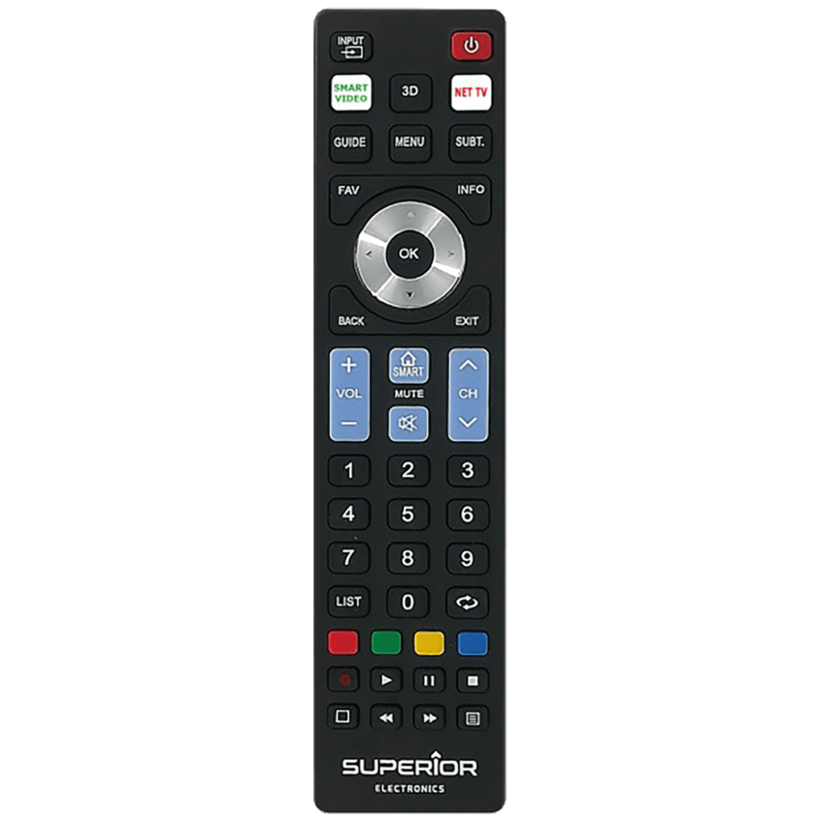 Superior Daljinski upravljač za LG/Sam./Sony/Phi./Pan.smart TV  - RC Ready5