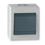 ALING CONEL Jednopolni prekidač IP44 10AX 250V~, sivi A251.1A