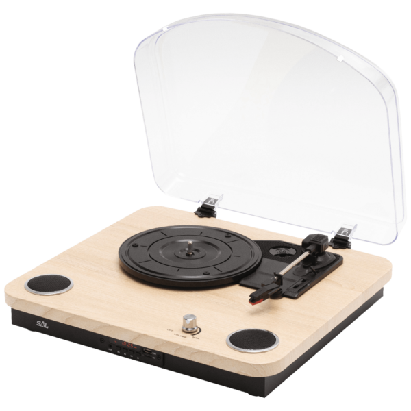 SAL Retro gramofon drvo + BT bežični zvučnik