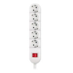 ALING CONEL Šuko priključnica prijenosna nerastavna peterostruka max 3600W 5x16A 250V~ sa dvopolnim indikatorskim prekidačem 16A 250V~ i kablom 1,5m A44501.0