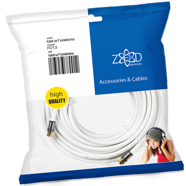 ZED electronic Antenski kabel sa F - konektorima