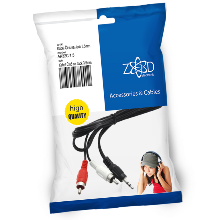 ZED electronic Činč na Jack 3.5mm kabel