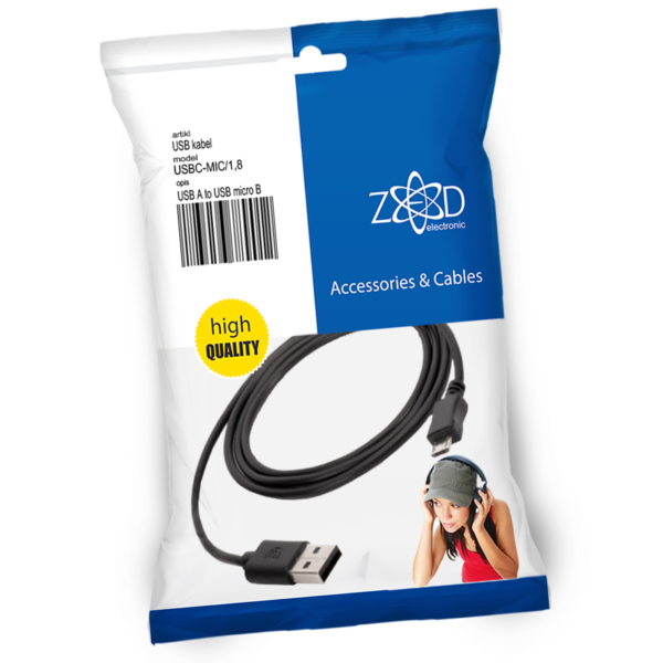 ZED electronic USB A na USB micro kabel