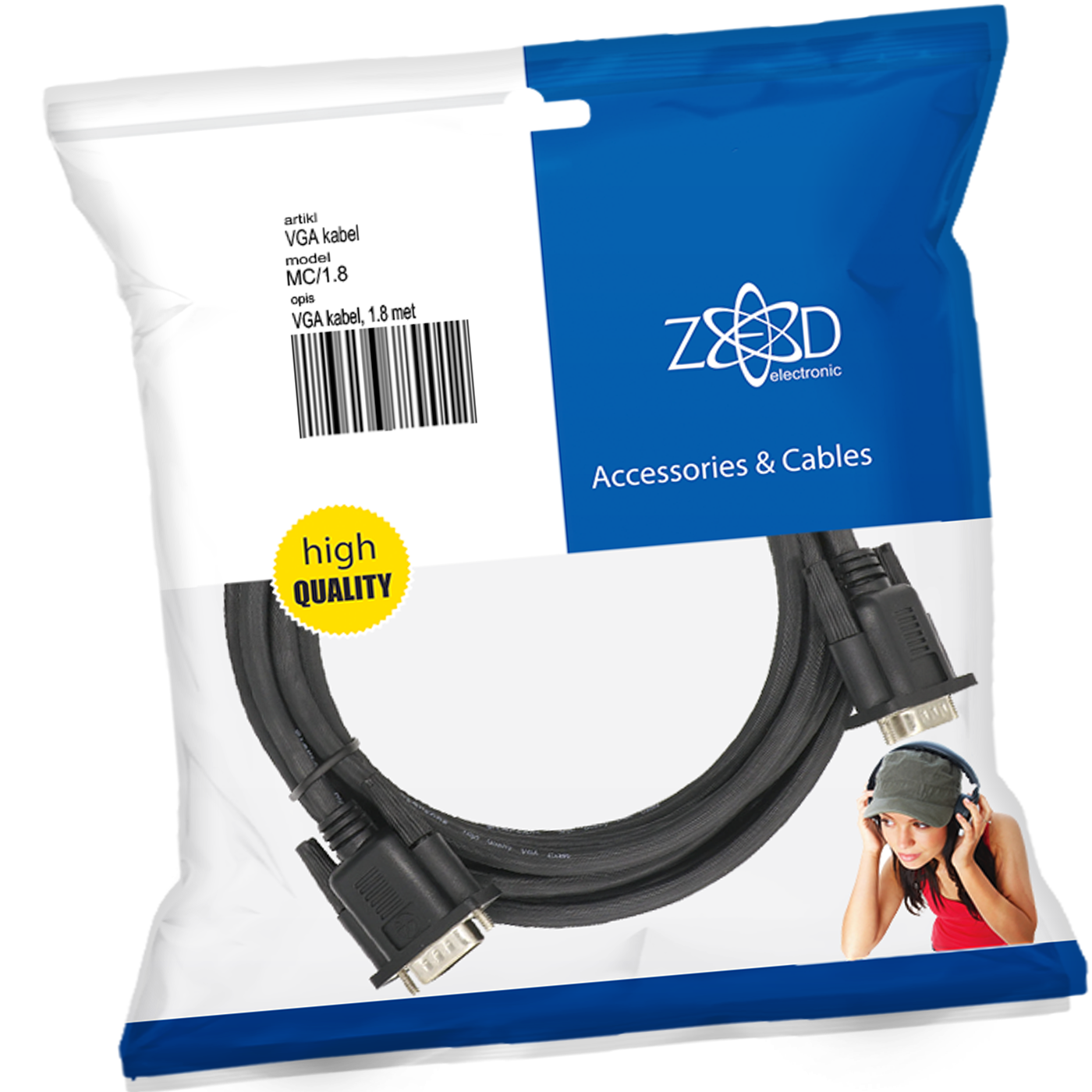 1397_168615758200yba7ebvt ZED electronic VGA (monitor) kabel