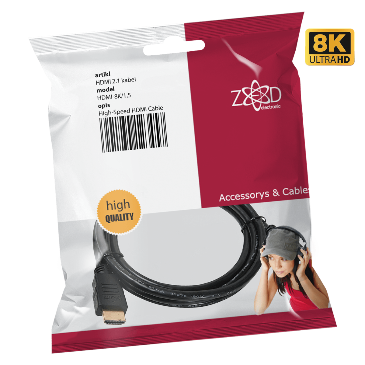 ZED electronic HDMI 2.1 kabel