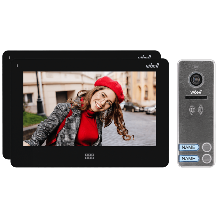 Vibell Video interfon 2 x 7"