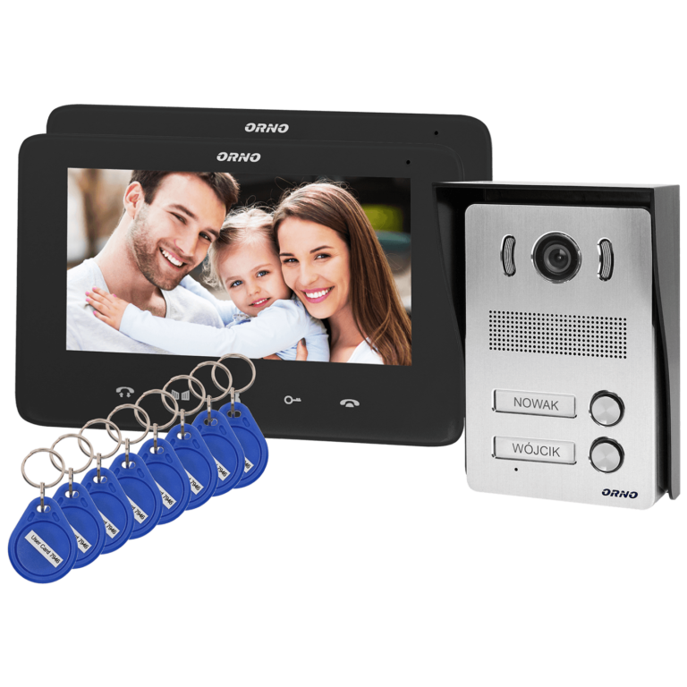 Orno Video interfon 2 x 7"