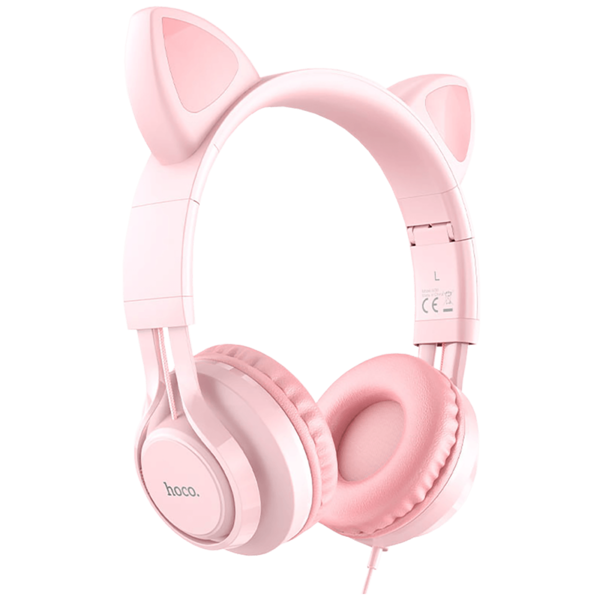 pink - W36 slušalice Mačje uši