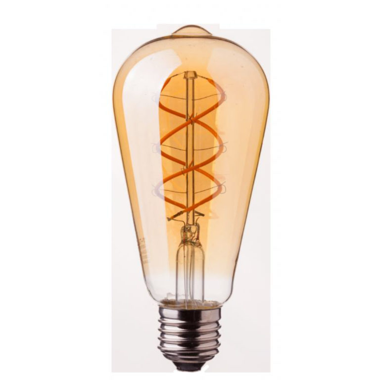 V-TAC LED žarulja - 5W E27 filament-jantar ST64 2200K dimabilna 7416