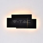 V-TAC Zidna lampa 12W 4000K - crna 8205