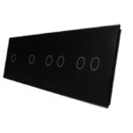 LIVOLO PANEL ZA PREKIDAČ 1+1+2+2 CRNA BOJA 701122-62