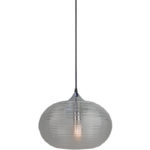 V-TAC Visilica - dijamantni rez stakla - crna-prozirna Ф350mm 3880