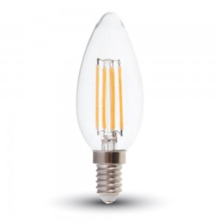 V-TAC LED žarulja - 4W filament-svijeća E14 3000K 214301