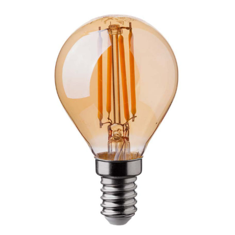V-TAC LED žarulja - 4W filament E14 P45 2200K jantar 214499