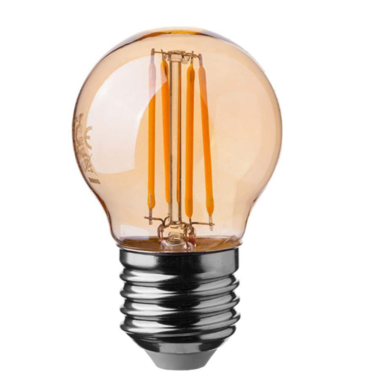 V-TAC LED žarulja - 4W filament E27 G45 2200K jantar 217100