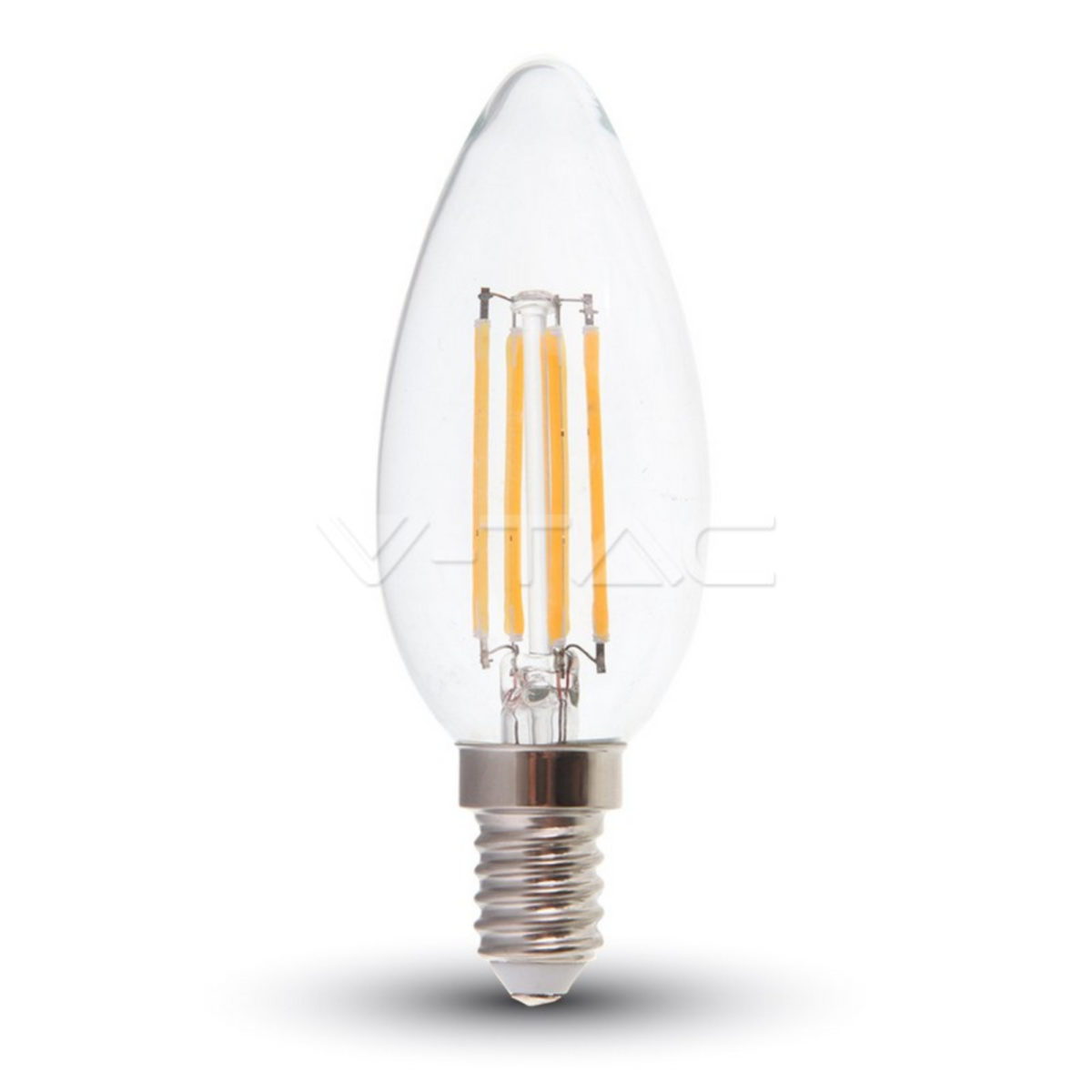 V-TAC LED žarulja - 6W Filament E14 svijeća 4000K 217424