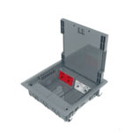 ALING CONEL Kutija podna za module 250x250mm  DK-MX 1, siva 16 modula A3122702