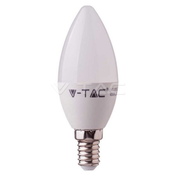 V-TAC LED žarulja - SAMSUNG čip 4.5W E14 -  svijeća 4000K - 5 GODINA GARANCIJE 21172