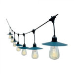 V-TAC Niz od 15 LED filament žarulja ST64 3W- solarno napajanje 3000K IP44 23034