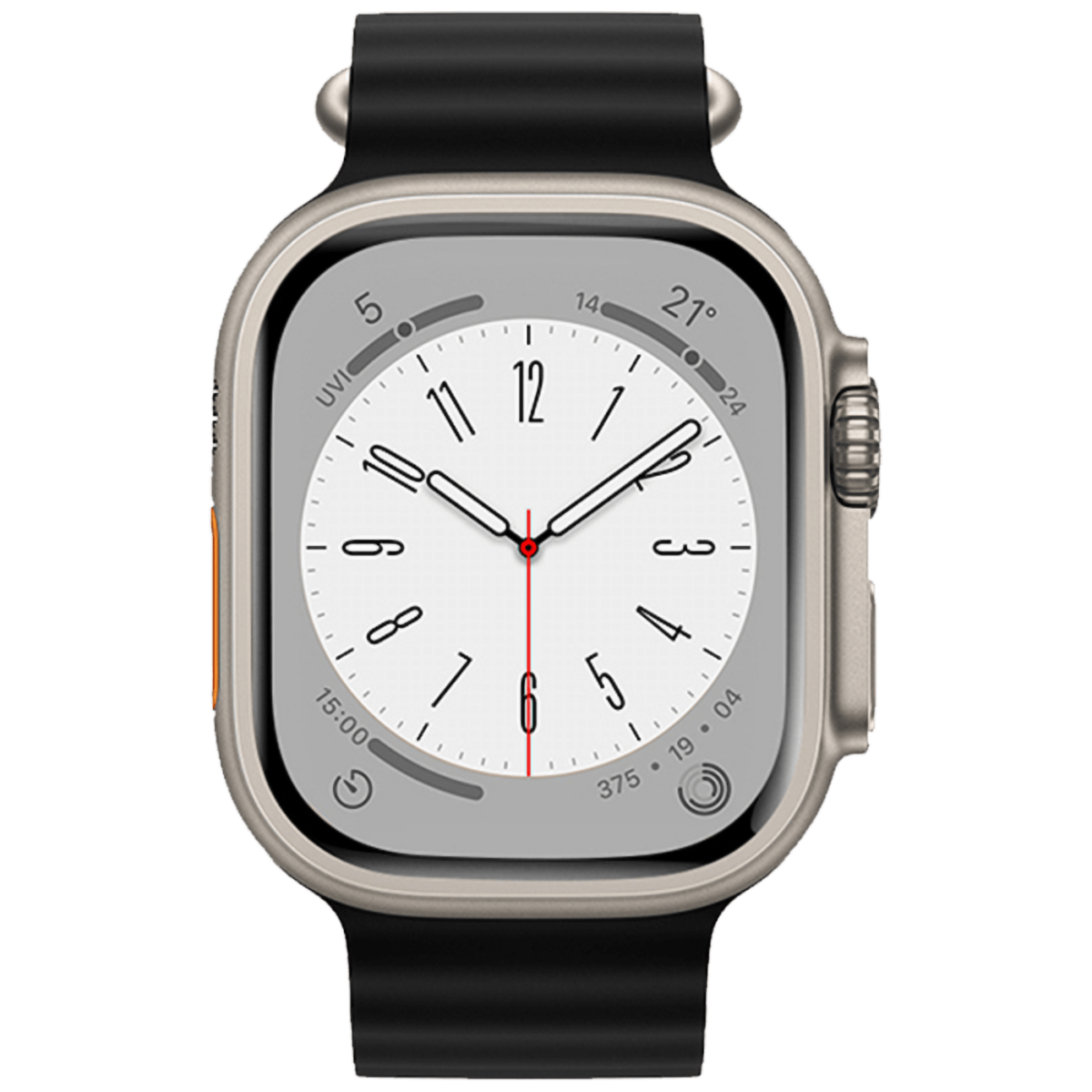 crna - iWatch WA12 Black