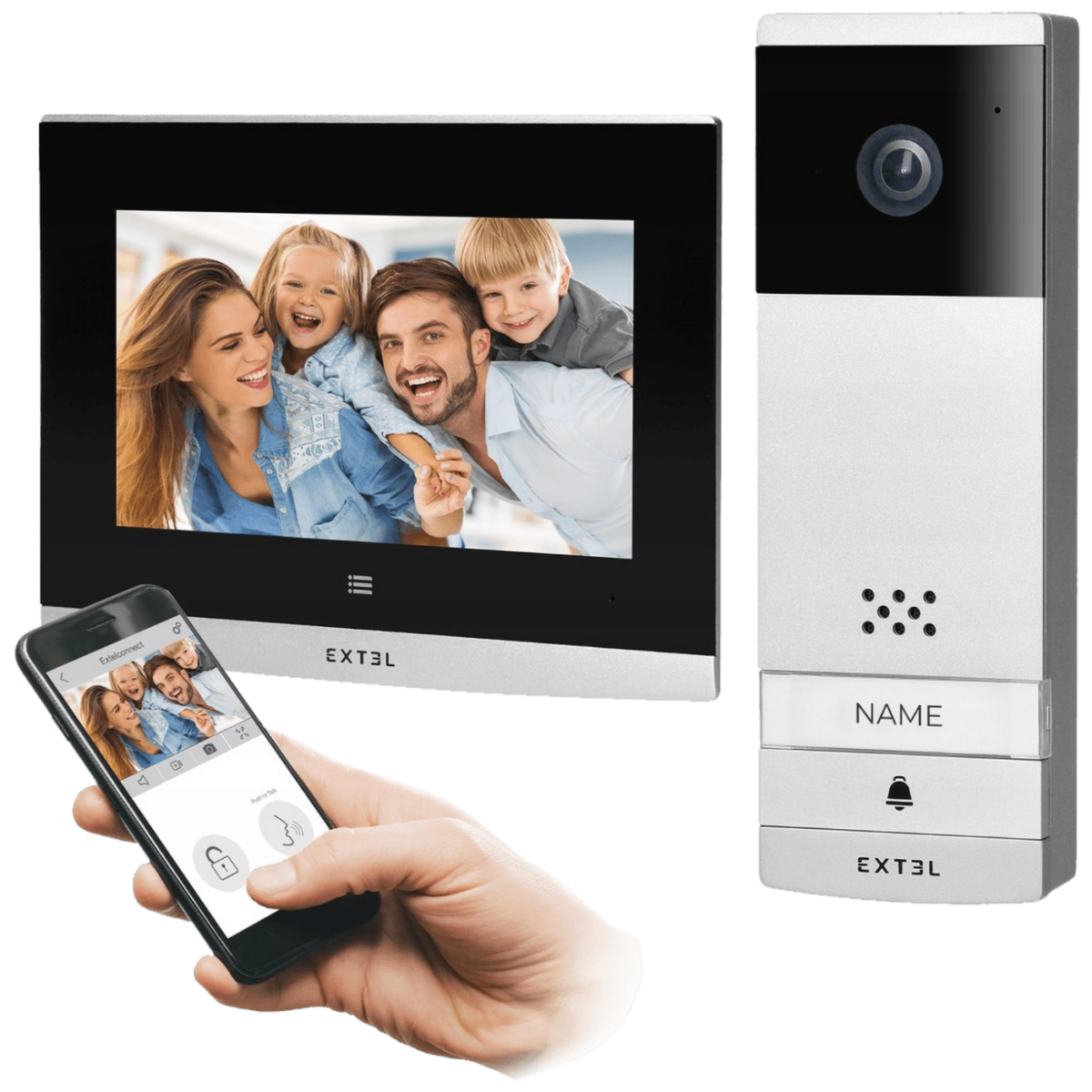Extel Video interfon 7"