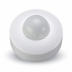 V-TAC Infracrveni senzor pokreta (max 300W LED) 360º Max.12m (<24º C) IP20 override funkcija bijeli 1355