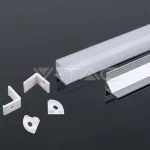 V-TAC Aluminijski profil - 200cm, bijelo kućište 3367