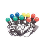 V-TAC Niz od 10 LED žarulja, 5m - 0,5W - RGB+žuta IP44 7435