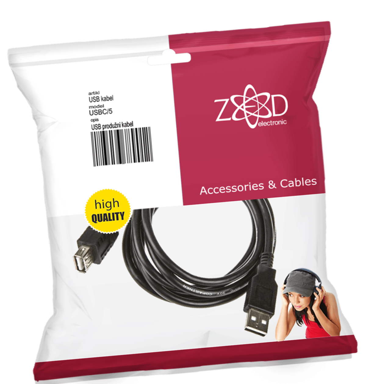 ZED electronic USB produžni kabel