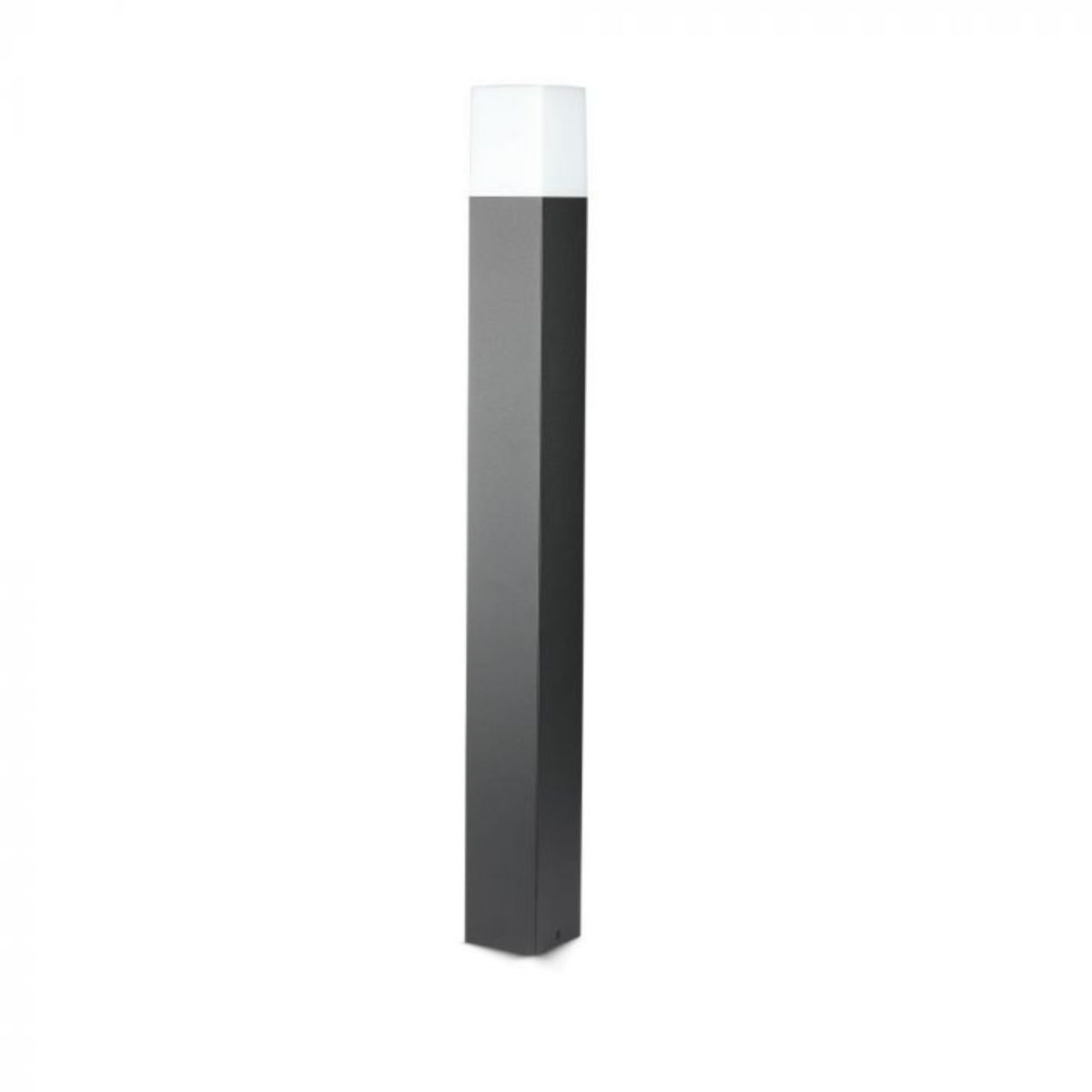 V-TAC Podna lampa GU10 četvrtasta IP54 crna 7565