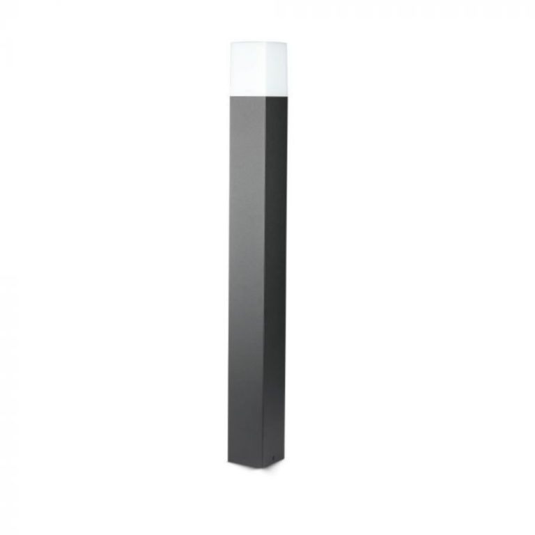V-TAC Podna lampa GU10 četvrtasta IP54 crna 7565