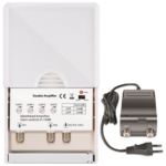 Amiko Pojačalo antensko + LTE / 4G filter sa 2 podesiva ulaza - DOUBLE AMPLIFIER