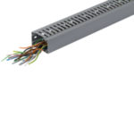 HAGER Perforirani kanal BA7A, PVC, 60x40 mm, siva BA7A60040